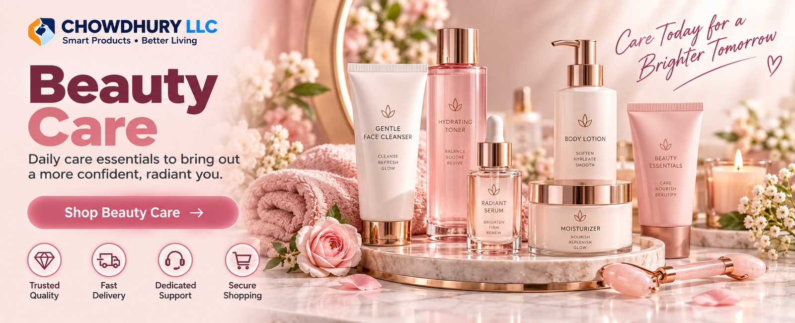 Skin care creams, serums, lotions and personal care products